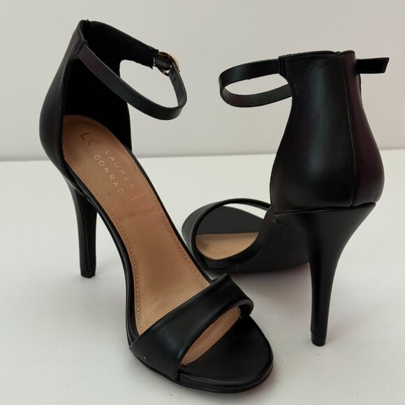 LC Lauren Conrad Open Toe Heels Size 7M - Picture 8 of 9